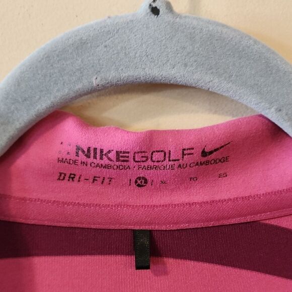 Pink and Purple Striped Polo Shirt - Picture 2 of 4